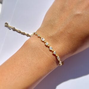 Damla taşlı bileklik