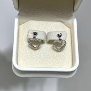 Sallantılı Kalp Küpe