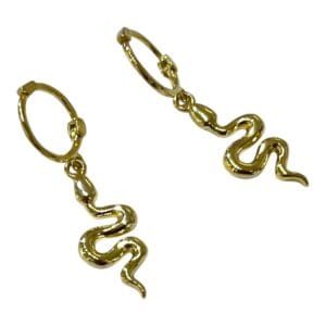 Minik Halkalı Yılan Küpe