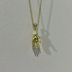 El kolye (doğal taşlı)