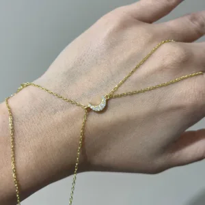 Hilal Şahmeran Bileklik Gold