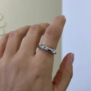 Tek taşlı yüzük (silver)