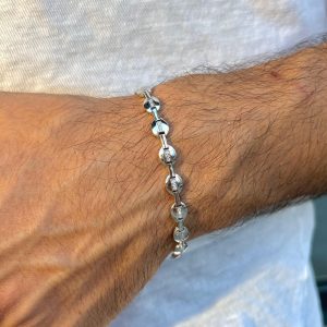 Oval Silver Bileklik