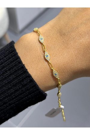 Göz Bileklik Gold