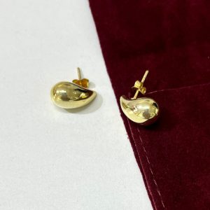 Mini damla model küpe (gold)