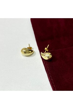 Mini damla model küpe (gold)