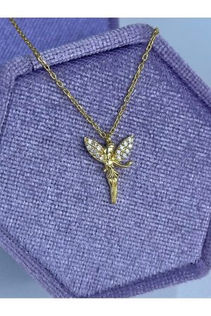 Melek kolye gold